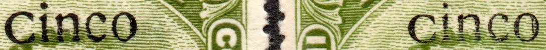 Nicaragua stamps 1913 surcharges Locomotive 5c/50c normal 'v' and thick 'v'